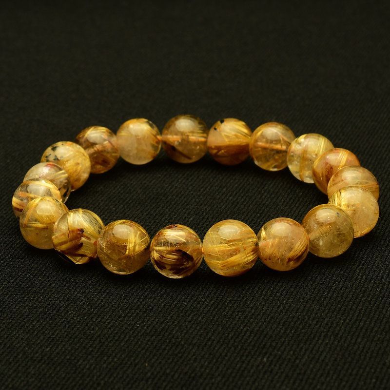 輝きの中に奇跡が光る逸品】ゴールドルチルクォーツ タイチンルチル