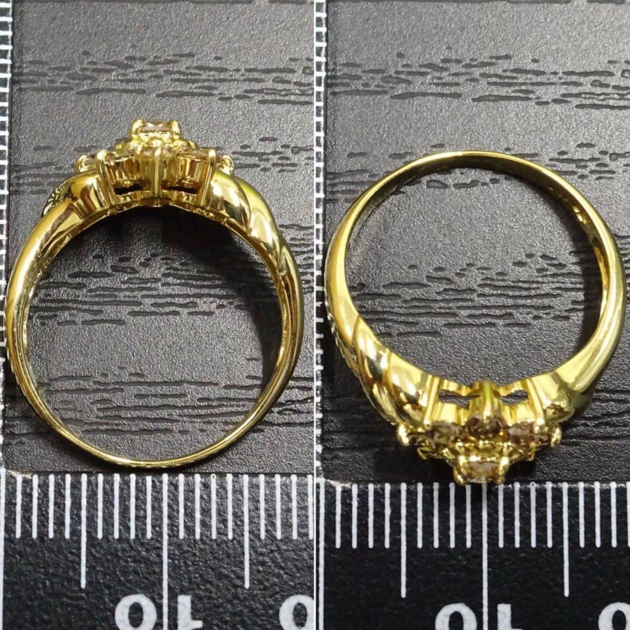 18金 K18 ゴールド GOLD 750 ジュエリーマキ 天然ダイヤモンド0.58ct 
