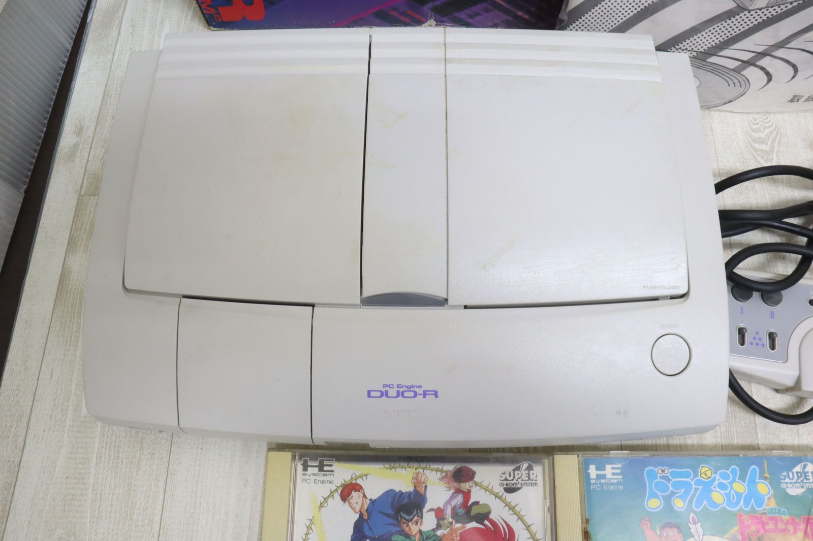 NEC PCエンジン DUO-R レトロゲーム ソフト3本セット(幽遊白書