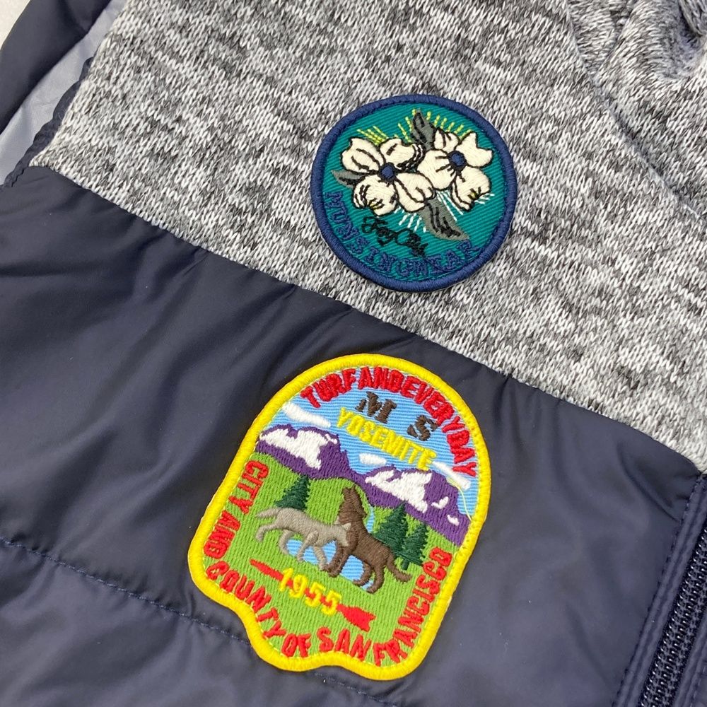 サイズ LL MUNSING WEAR マンシングウェア MGWMJK53 フード付き ニット切替中綿ベスト ネイビー系 240101545140 ゴルフウェア レディース ストスト LLC-HASEGAWATOSO_COM