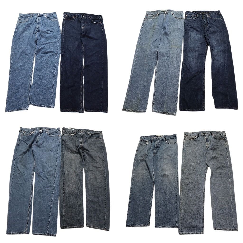古着卸 まとめ売り アウトレット リーバイス 505 デニム パンツ 8枚
