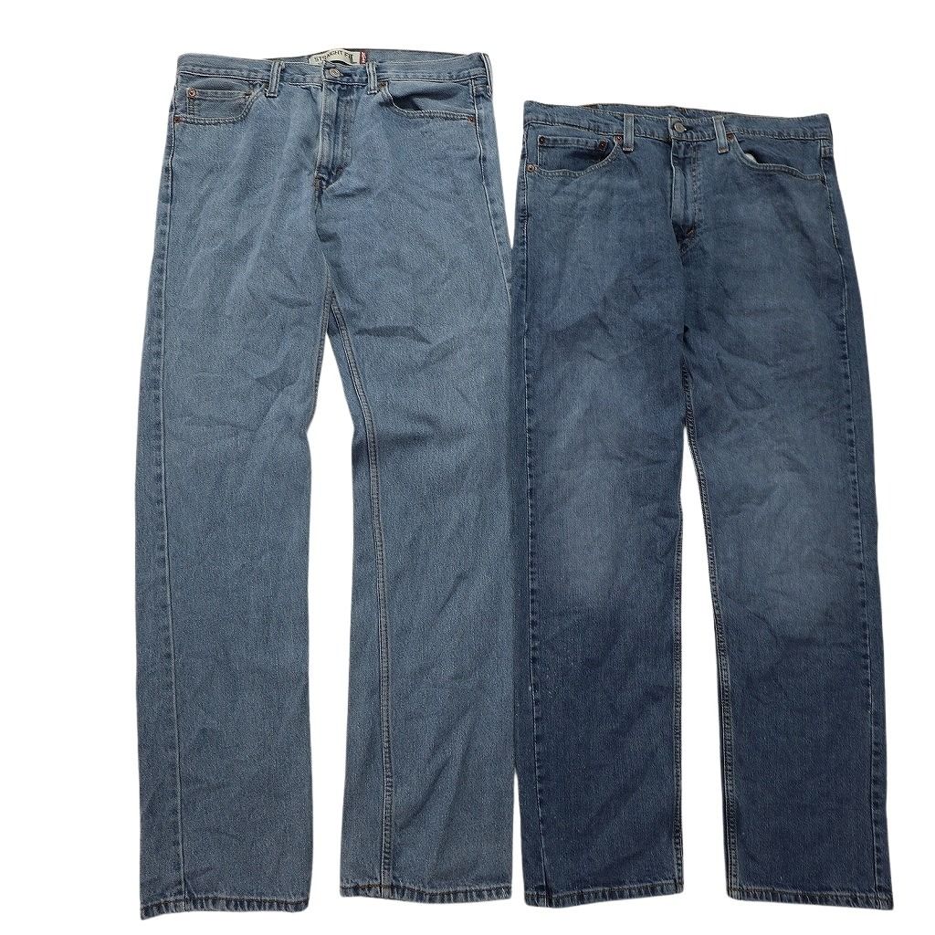 古着卸 リーバイス 505 デニム パンツ 8枚セット メンズ 36 縦落ち ヒゲ テーパード 古着 NC4803