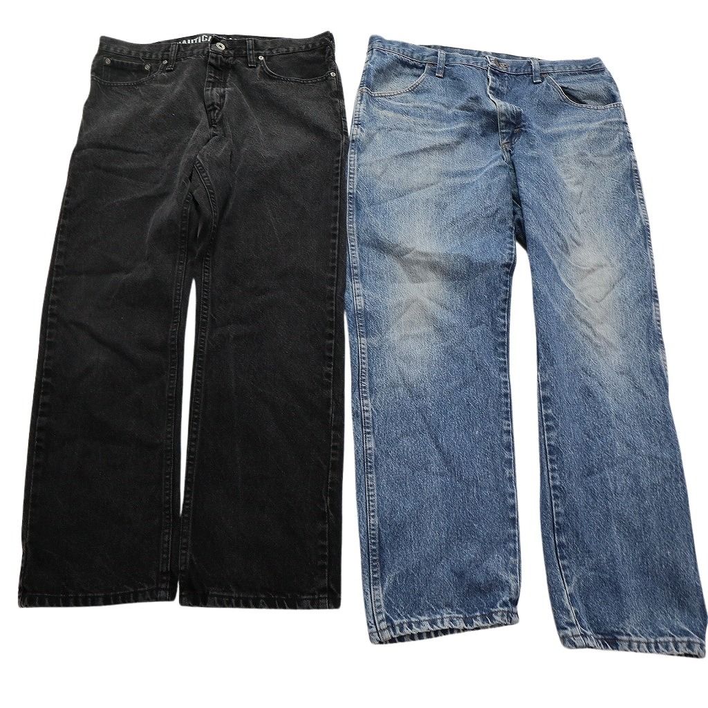 古着卸 ブランドmix デニム パンツ 6枚セット メンズ 33 34 36 38 ハーレーダビッドソン ラスラー 古着 NC4846
