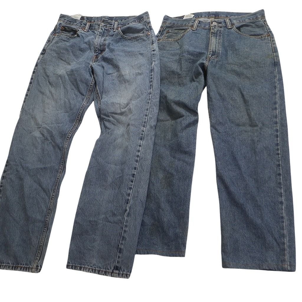  古着卸 リーバイス 550 デニム パンツ セット メンズ 30 31 32 テーパード フェード ダメージ加工 古着 NC 4878 その他 メンズ