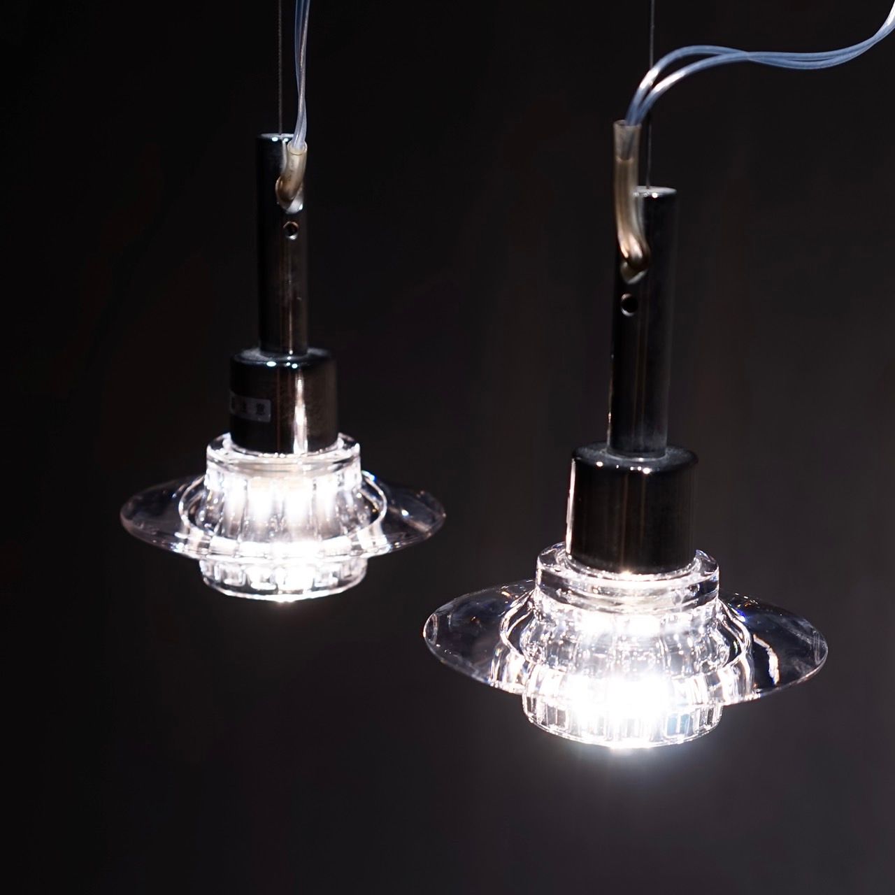 新築に！】ペンダントライト 55㎝ ブラック セクトデザイン風 ライト