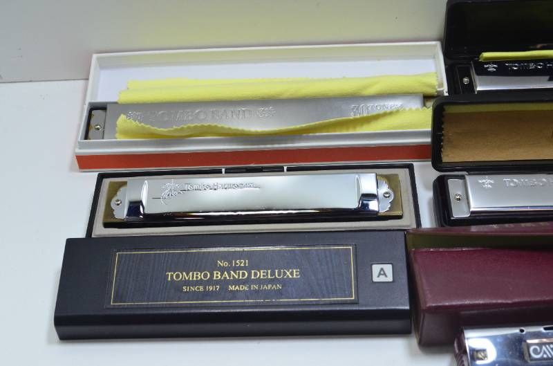 送料無料】TOMBO トンボ ハーモニカ まとめ売り 10本セット BAND 21 24