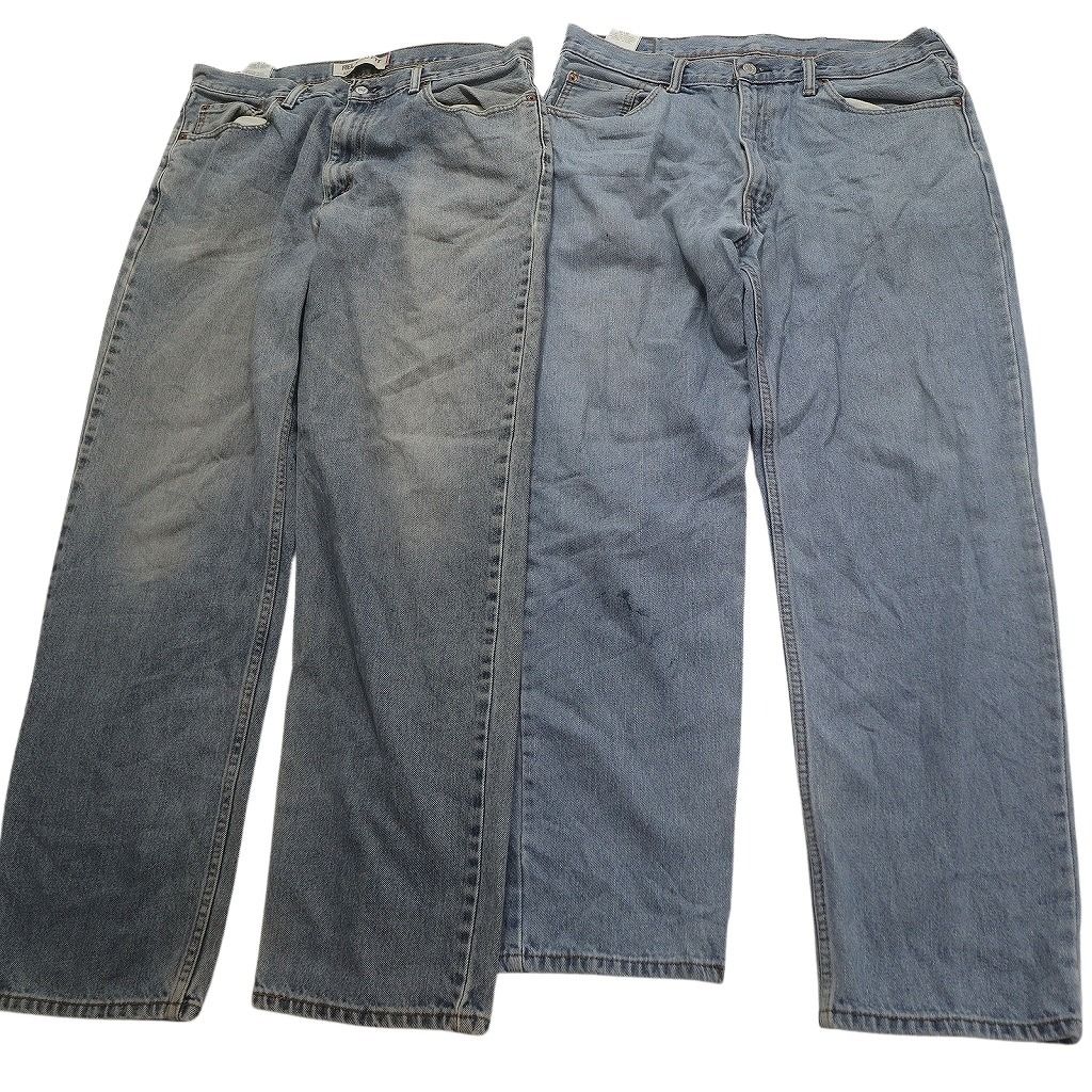 古着卸 リーバイス 550 デニム パンツ セット メンズ 36 テーパード フェード アメカジ 古着 NC 4874