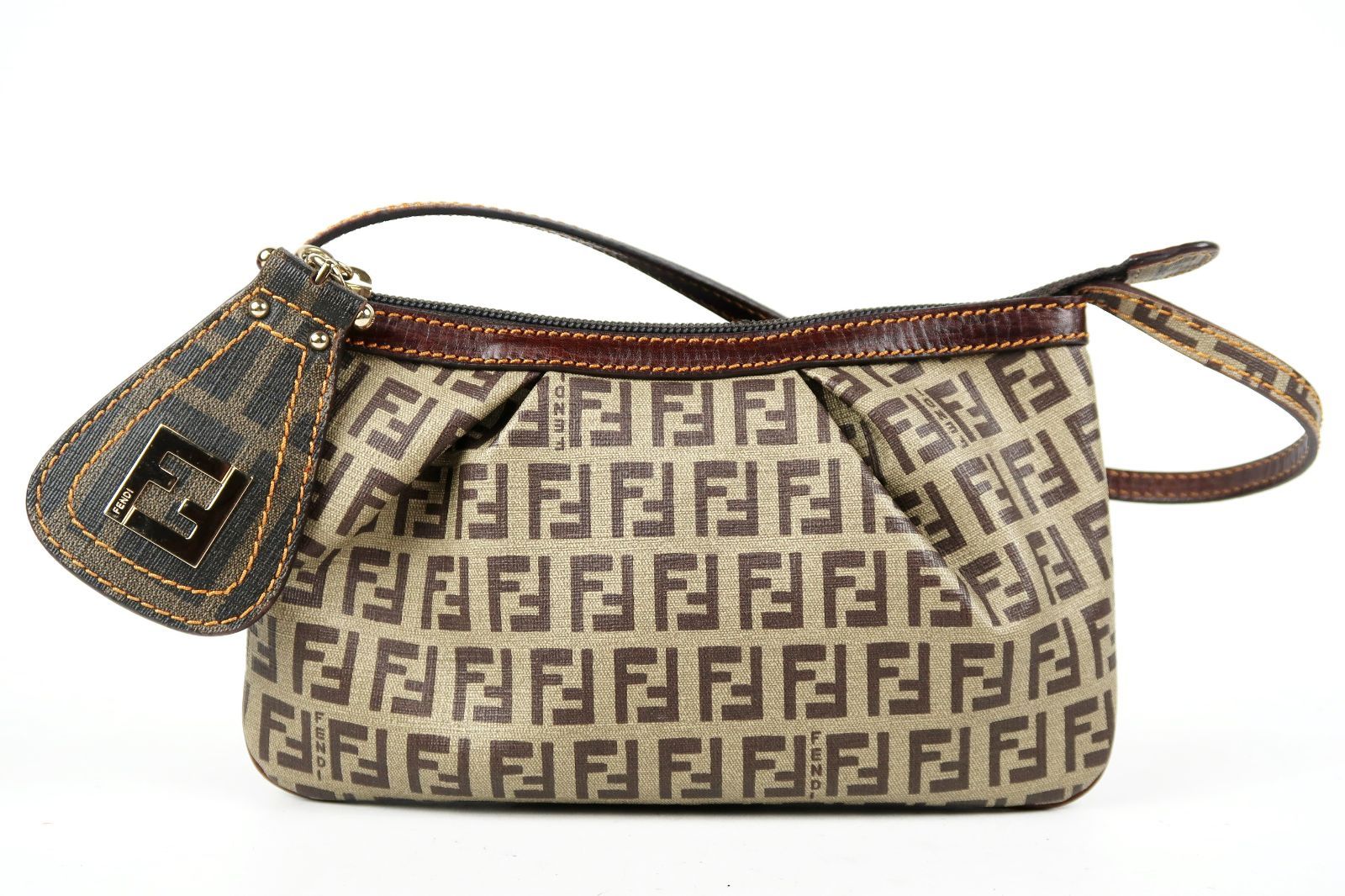 FENDI フェンディ ズッキーノ アクセサリーポーチ ショルダーバッグ