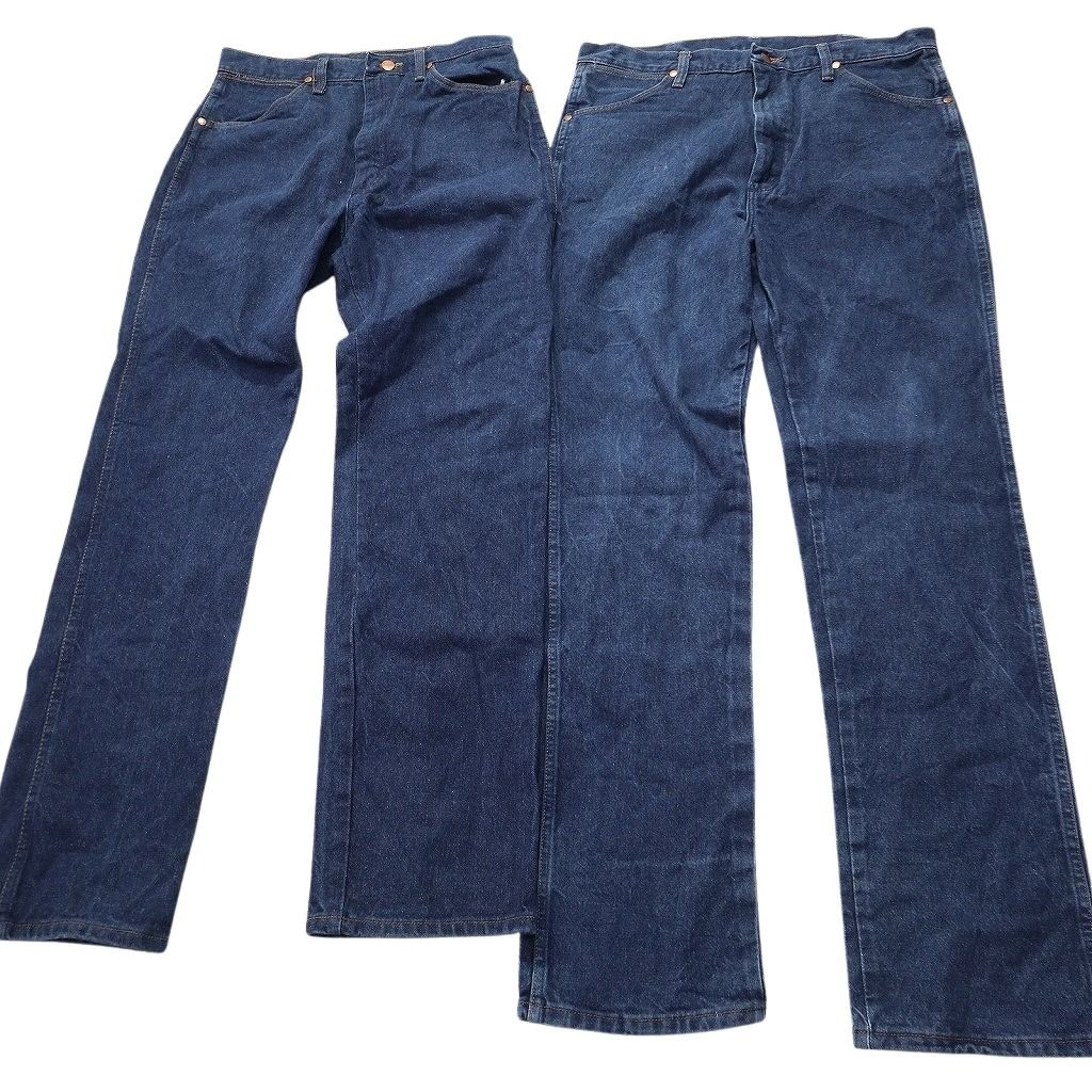 古着卸 Wrangler ラングラー デニム パンツ 8枚セット メンズ 36 37 38 デニム ブラウン 古着 NC4916