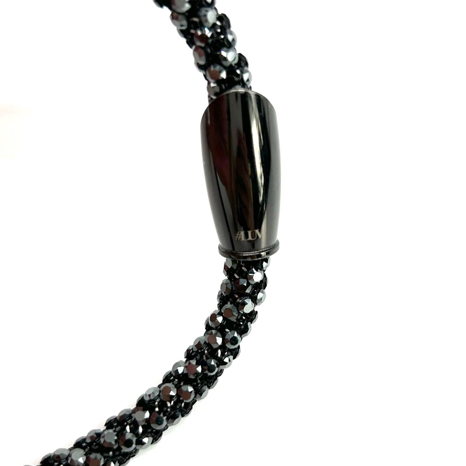 GACKT愛用 VARTIX バティックス ＃LUV 7mm ブラック ネックレス