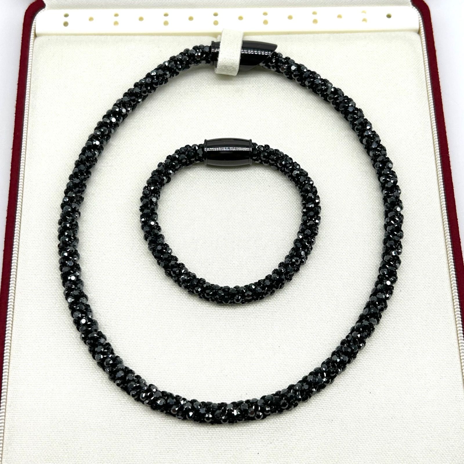 GACKT愛用 VARTIX バティックス ＃LUV 7mm ブラック ネックレス