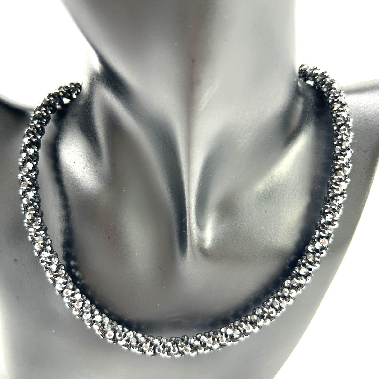 GACKT愛用 VARTIX バティックス ＃LUV 7mm ブラック ネックレス