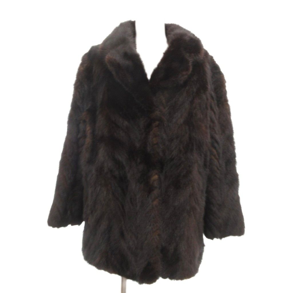 サファイアミンク】EMBA 毛皮M ロング丈 裏地花柄 2025年最新】emba