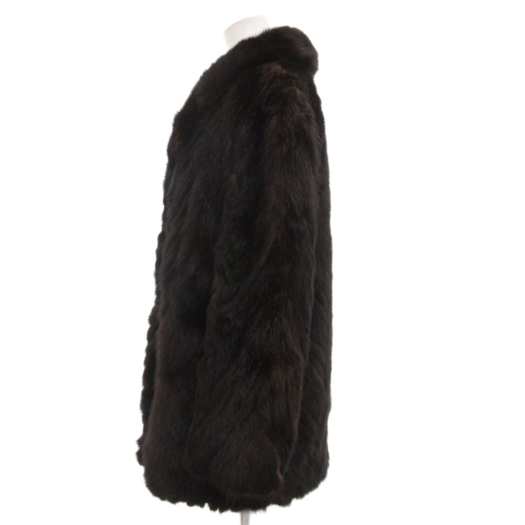 おしゃれ　希少　レオパード×ラクーン　リバーシブル　ファーコート　デザイン　毛皮 おしゃれ 希少 レオパード×ラクーン リバーシブル ファーコート