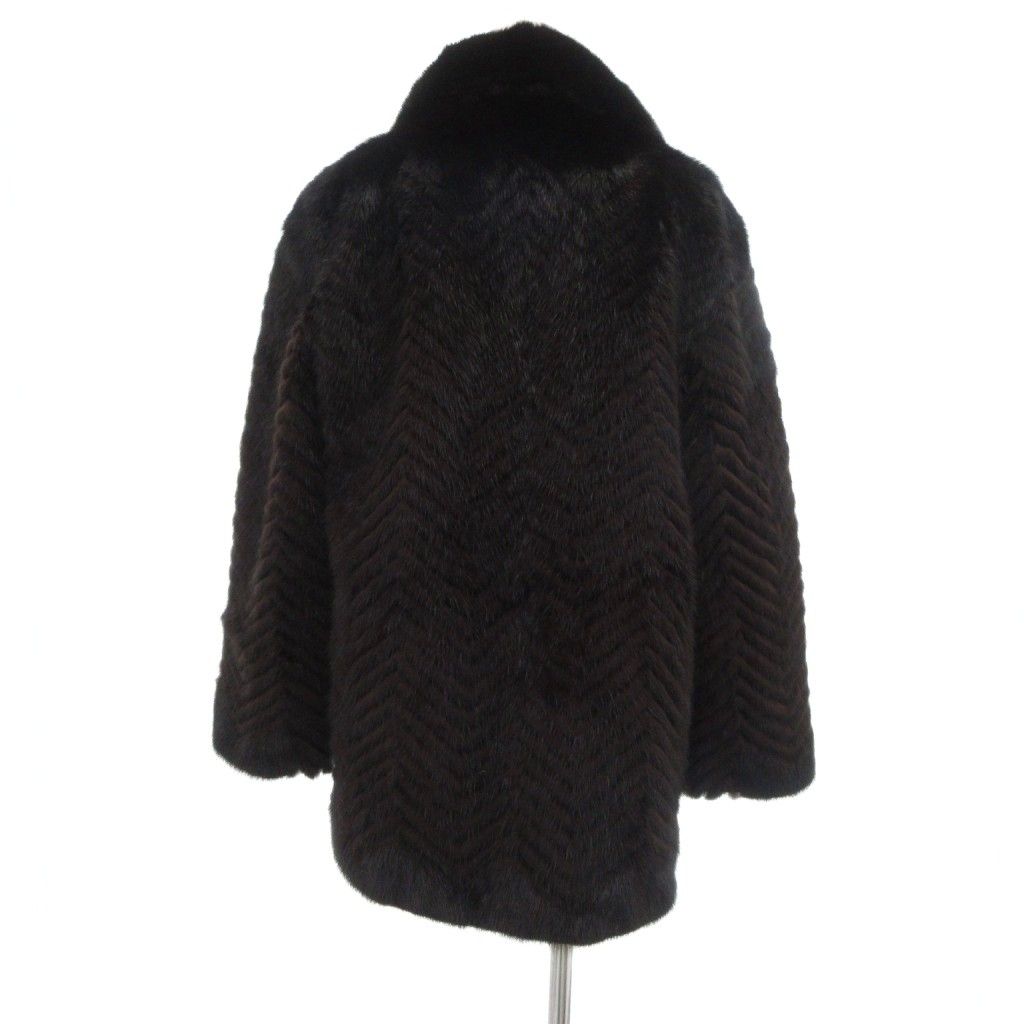 THINK FUR シンクファー ファーコート ジレ ロングジレ アイボリー 白