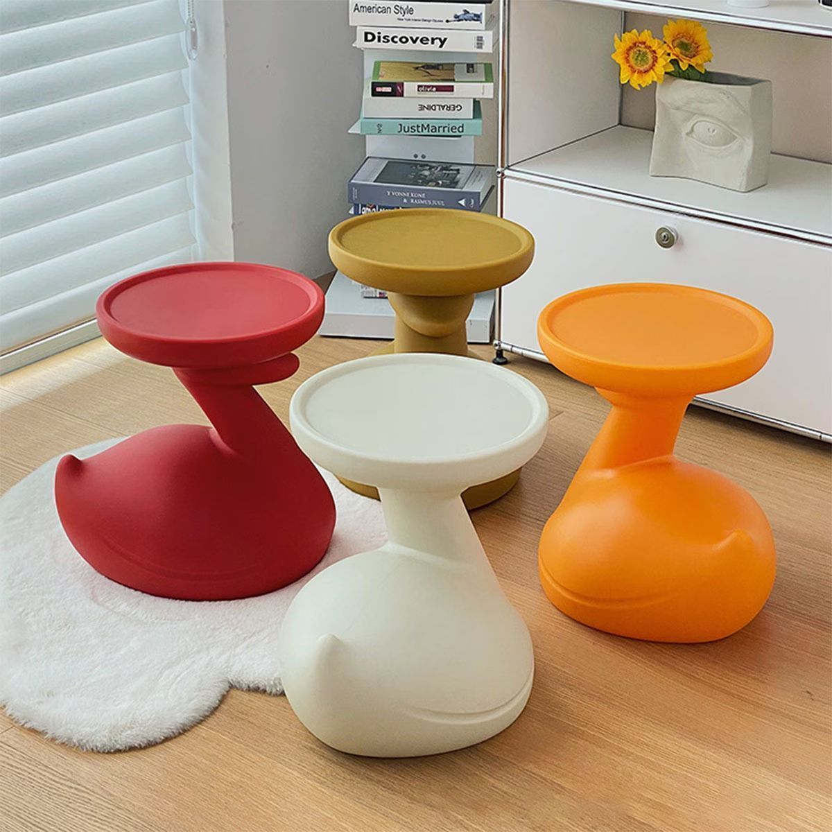 サイドテーブル アヒル 鴨 コヒーテーブル ローテーブル ベッドサイドテーブル テーブル 机 カモのデザイン 韓国インテリア 完成品