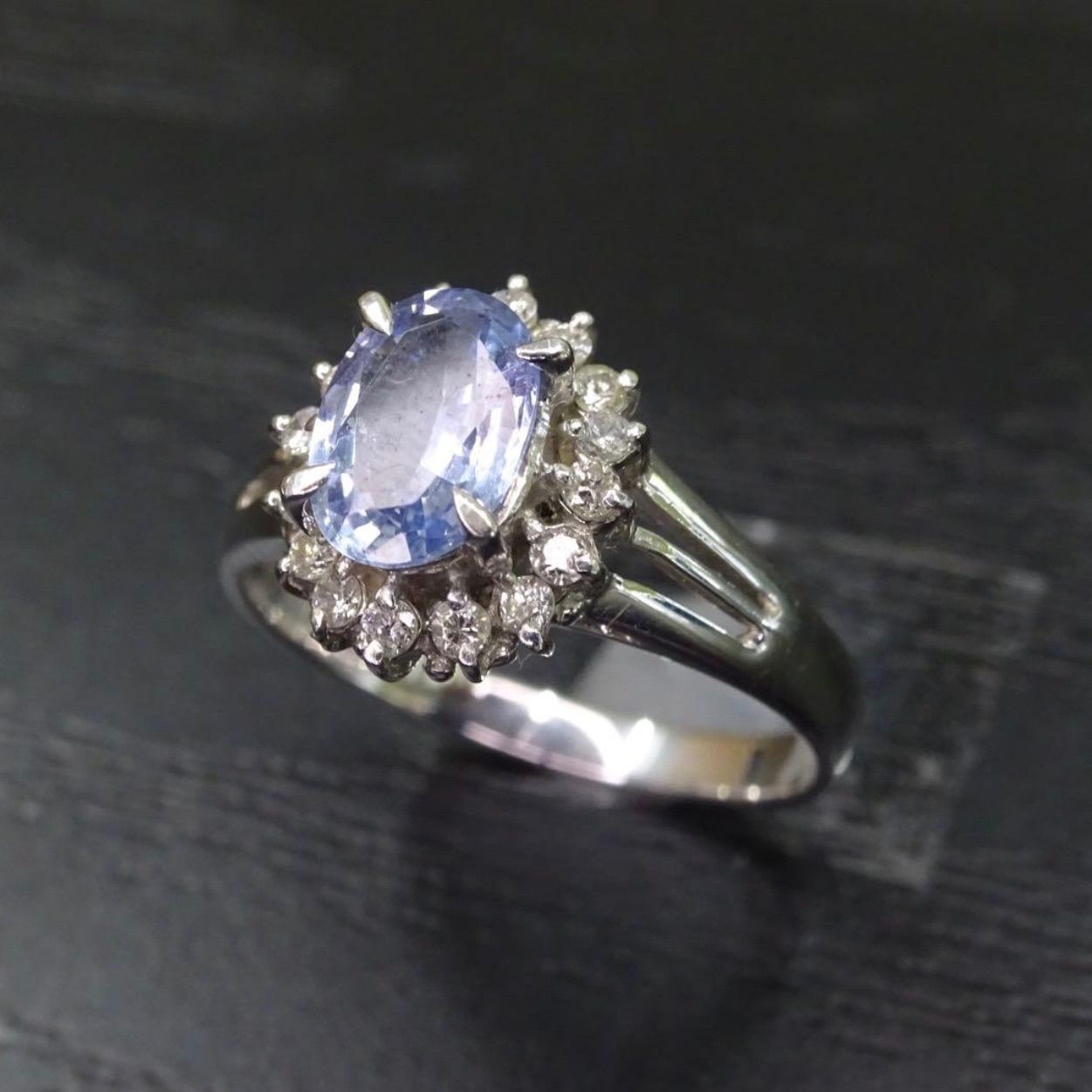 プラチナ pt850 ジュエリーマキ 天然サファイア0.99ct 天然 プラチナ pt850 ジュエリーマキ 天然サファイア0.99ct 天然