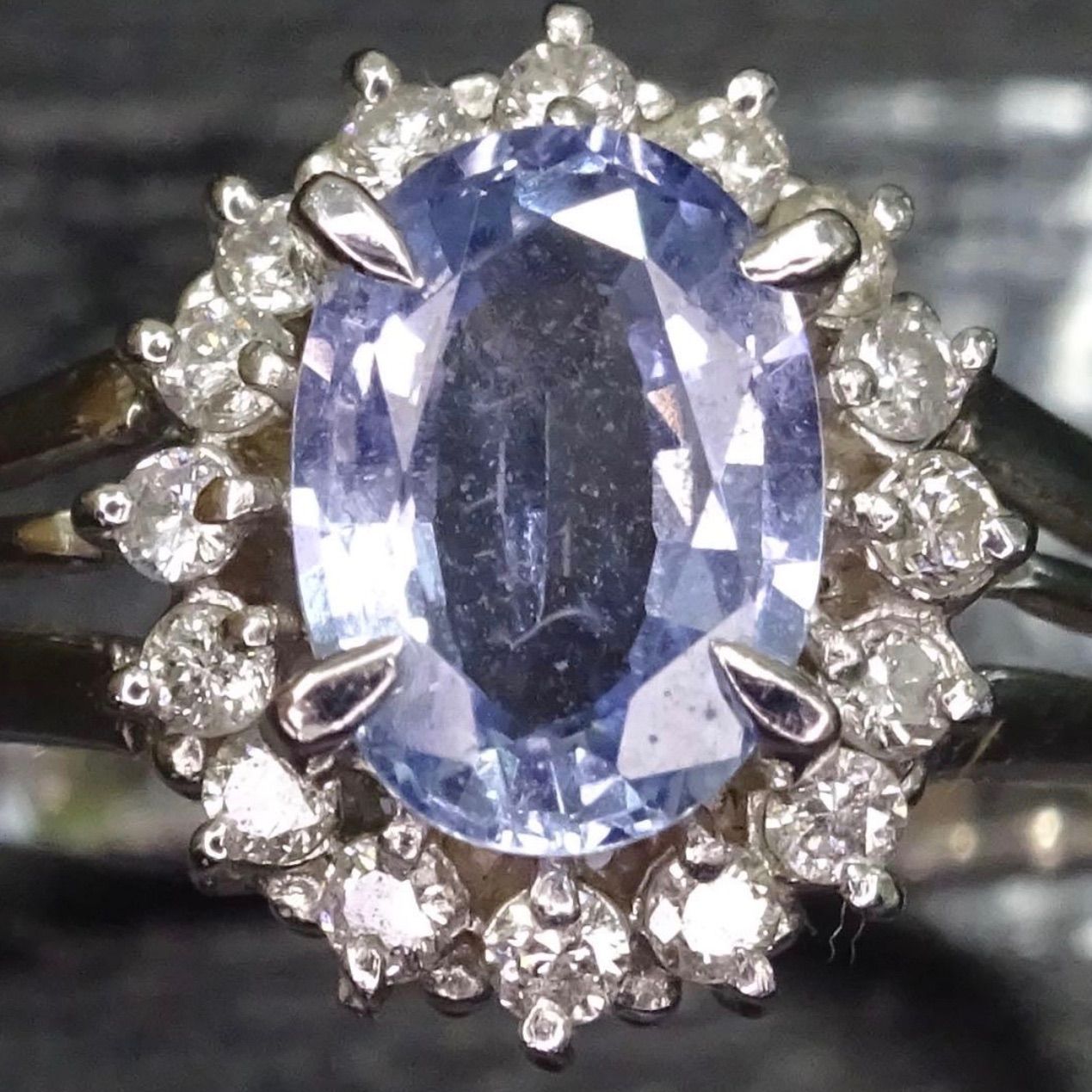 プラチナ pt850 ジュエリーマキ 天然サファイア0.99ct 天然 プラチナ pt850 ジュエリーマキ 天然サファイア0.99ct 天然