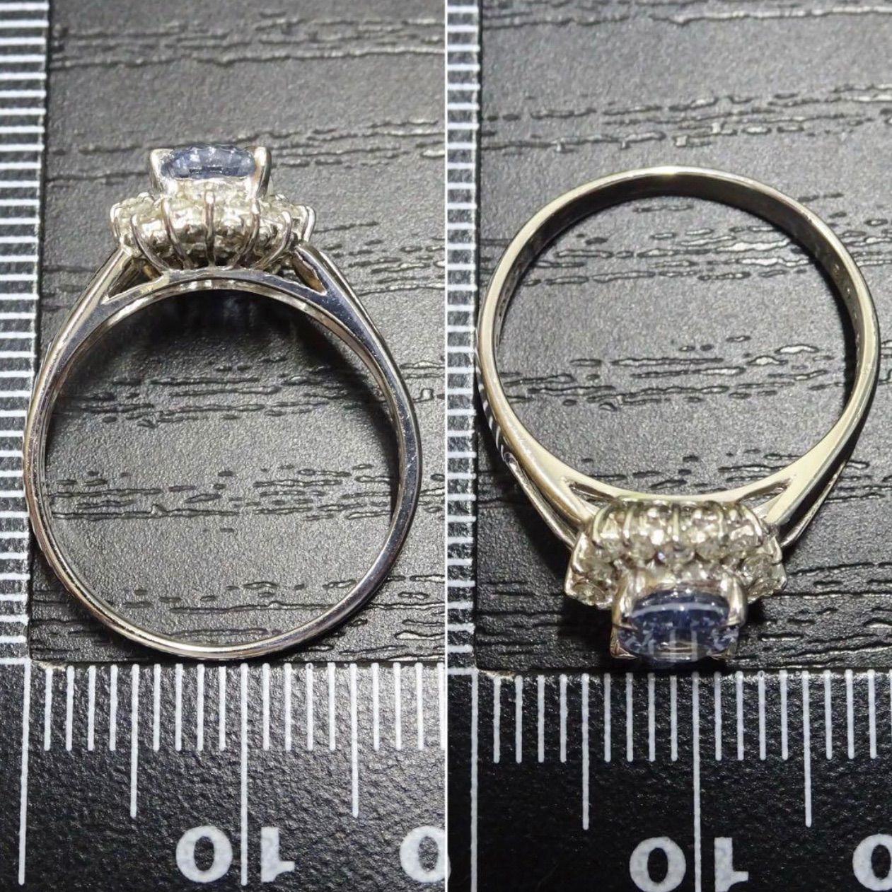 プラチナ pt850 ジュエリーマキ 天然サファイア0.99ct 天然 プラチナ pt850 ジュエリーマキ 天然サファイア0.99ct 天然