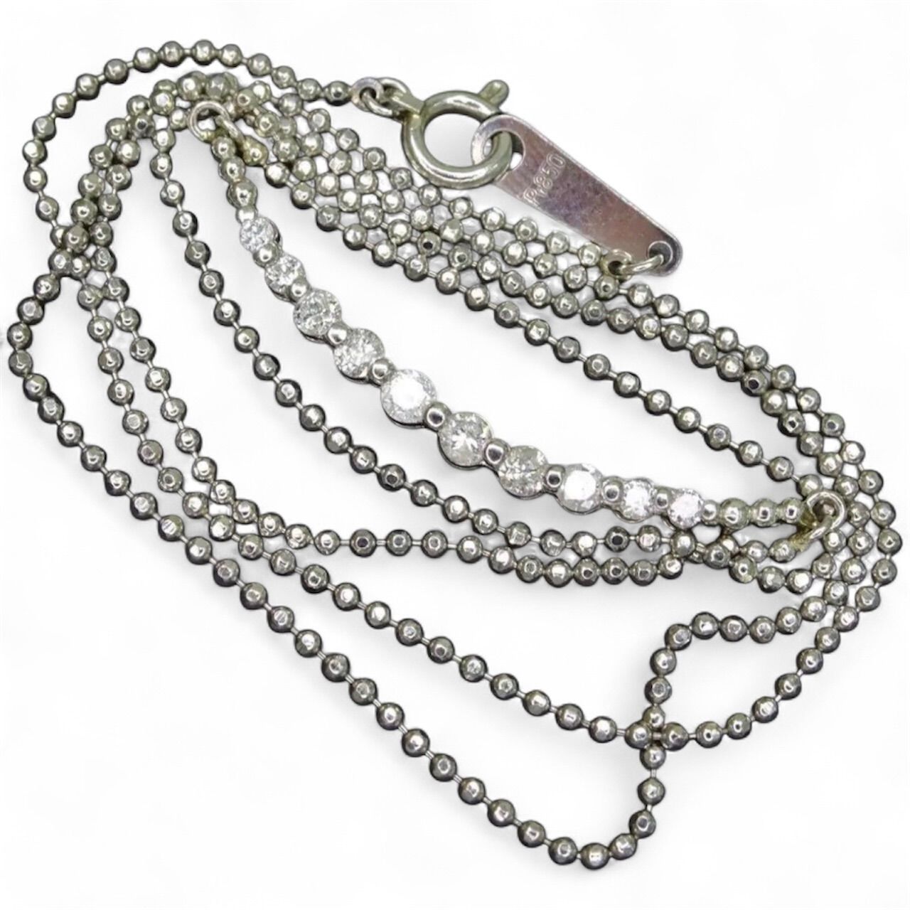 pt900 ペンダント ダイヤ トップ pt850 ネックレス チェーン 刻印 pt900 ペンダント ダイヤ トップ pt850 ネックレス チェーン 刻印