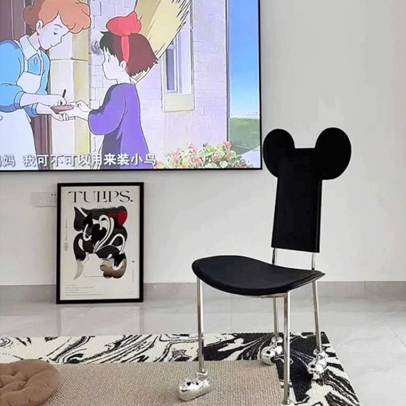 4 かわいい ダイニングチェア 本革 サドルレザー 椅子 チェア 北欧 リビングチェア イス おしゃれ ダイニングチェアー カフェ