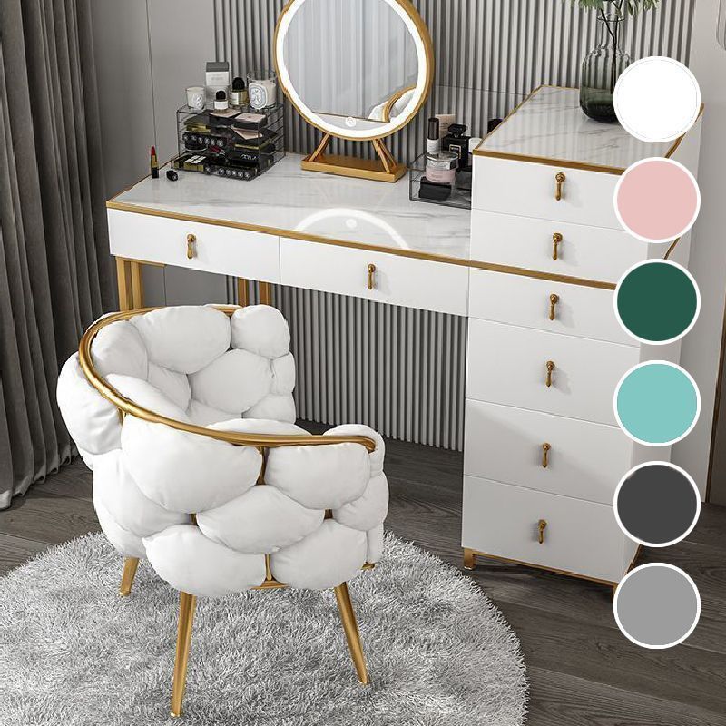 全6色 ダイニングチェア化粧椅子 ベルベット 肉厚座面 ふわふわ メイクアップチェア デスクチェア リビングチェア カフェバー リビン