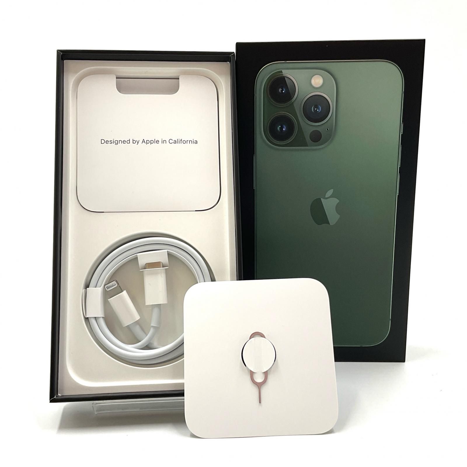 iPhone 13 Pro 256GB アルパイングリーン SIMフリー 白ロム 美品 動作 