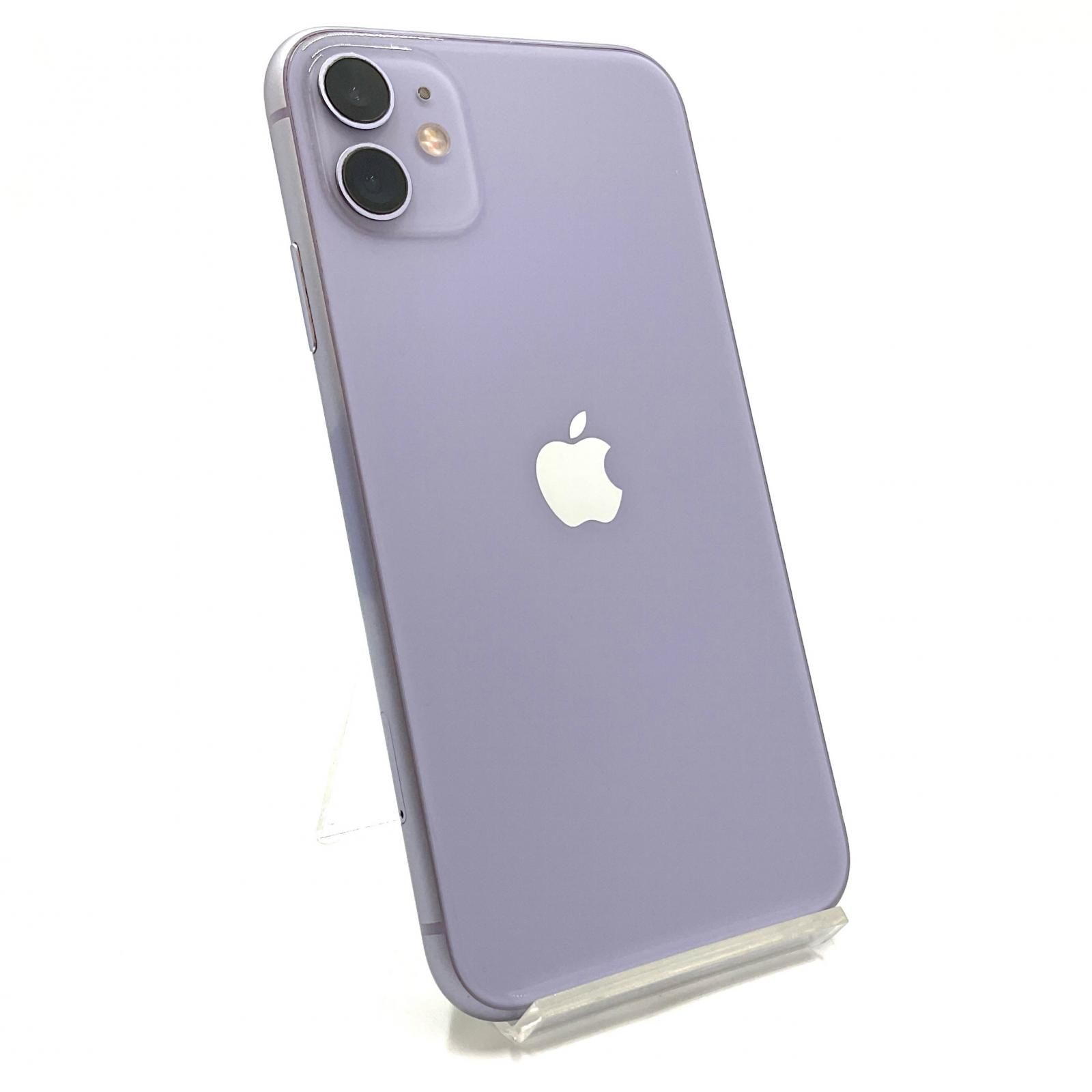 iPhone 11 128GB パープル au 白ロム 75%【難有】【最速発送】 【公式 