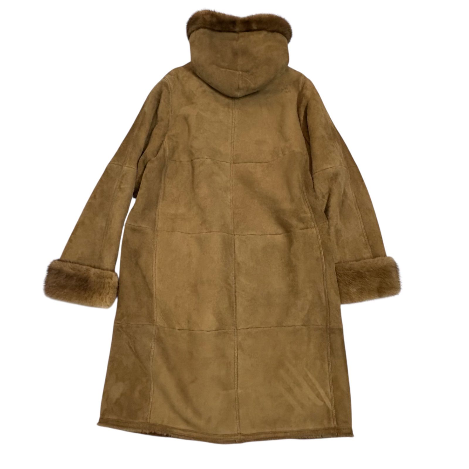 最高級白タグ マックスマーラ MaxMara リアルムートン コート 毛皮