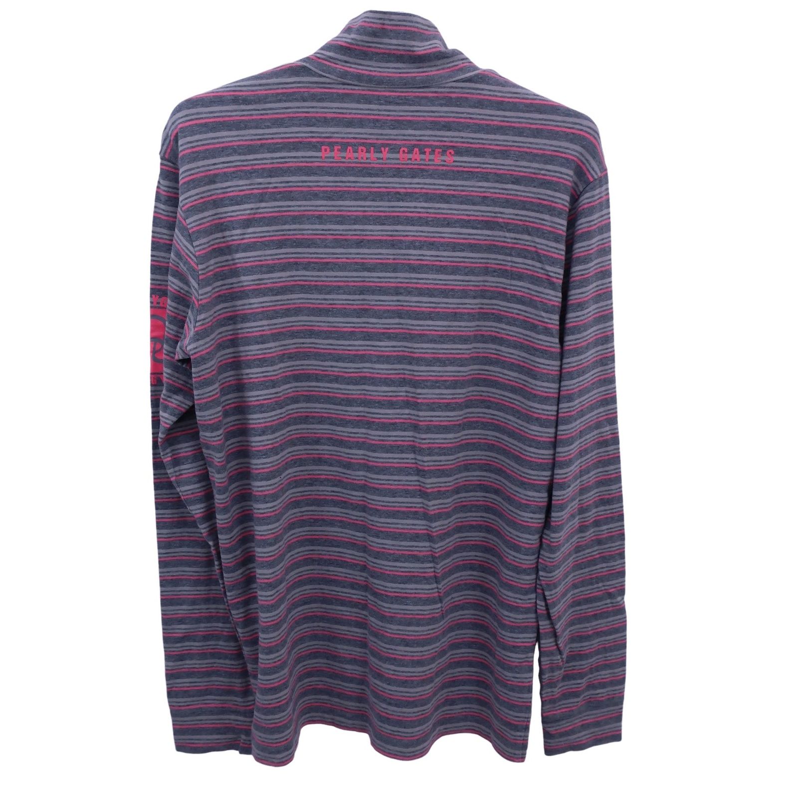 美品】PEARLY GATES(パーリーゲイツ) ハイネックシャツ グレー