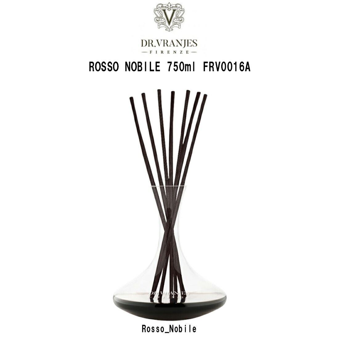 DR.VRANJES ドットール ヴラニエス ディフューザー ルームフレグランス デキャンタ セット ボックス ロッソノービレ ROSSO NOBILE 750ml FRV0016A