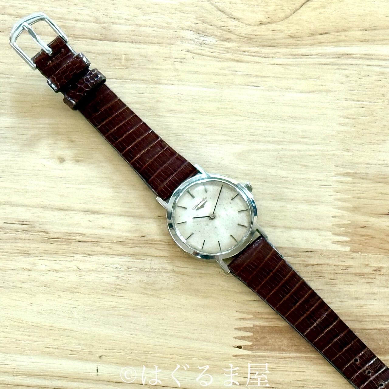 1970年代製 ロンジン L847.3手巻2針 メンズ 本革リザード OH済 