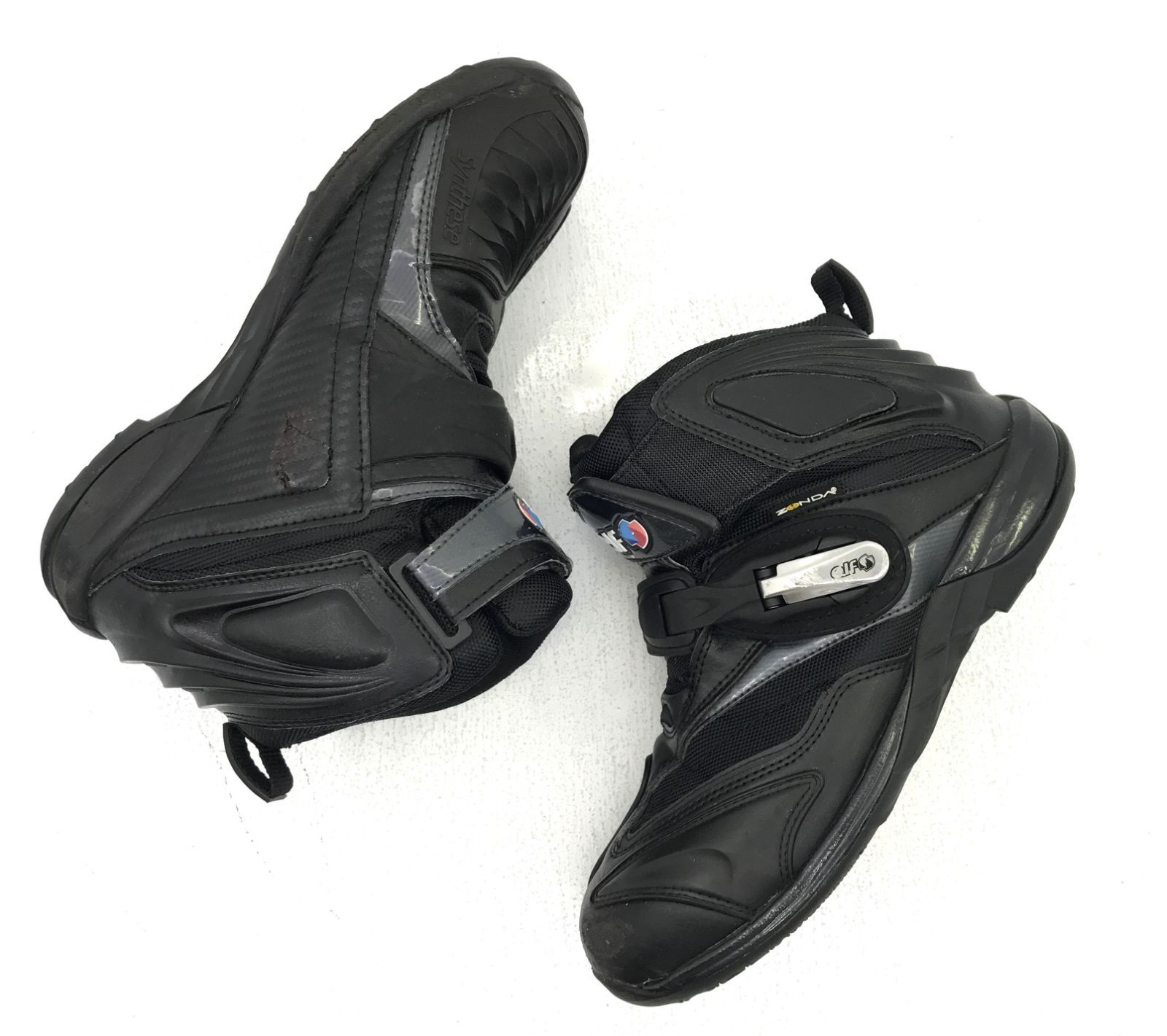 中古！エルフ(ELF) バイクシューズ Synthese 14 ブラック 26.0cm＆