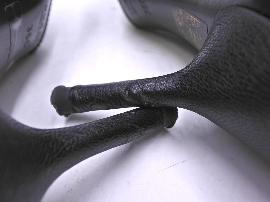 GUCCI グッチ 本革 レザー ポインテッドトゥ パンプス size35