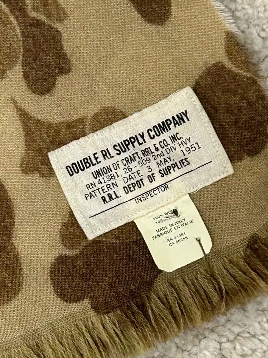 rrl フロッグスキンカモ ウール スカーフ - メルカリ