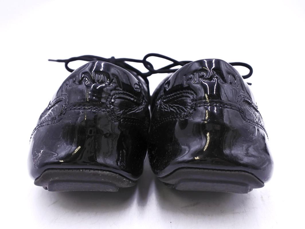 PRADA プラダ SPORTS エナメル ロゴ フラット スニーカー size36
