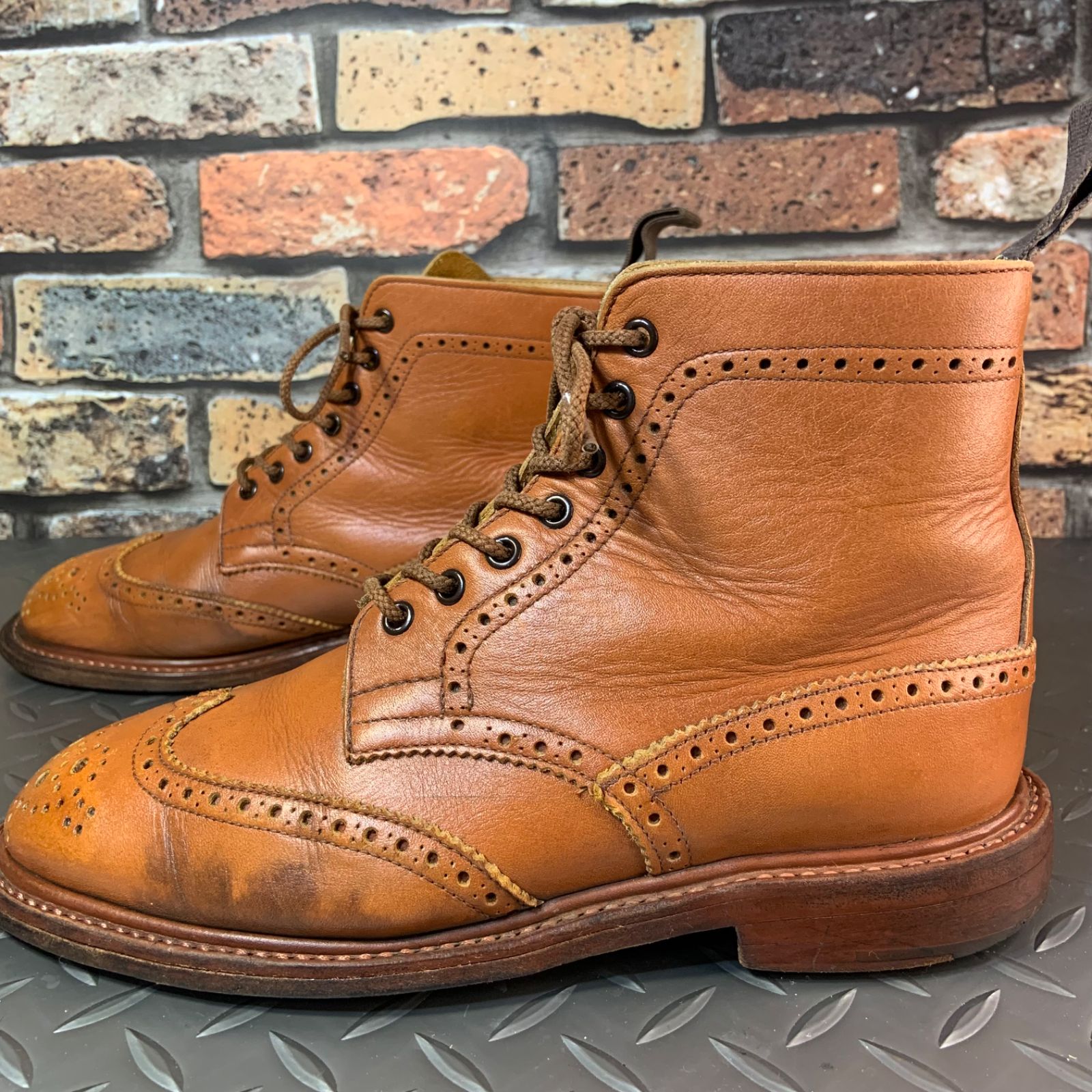 Tricker'sトリッカーズカントリーブーツMALTONモールトン9.5 ☆ Tricker's L5780 MALTON カントリーブーツ UK5.5-4 （JP23.5～24