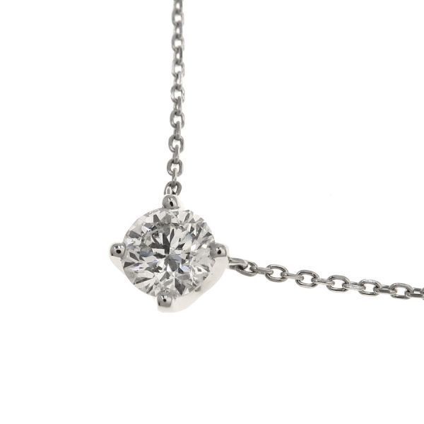 4℃ ダイヤネックレス/D0.520ct 【無料ギフトラッピング】【Aランク  