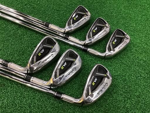 テーラーメイド M2 2017 6S アイアンセット IR RE-AX 90 STEEL JAPAN SPEC アイアン フレックスS メンズ 男性用 右利き 右用 Cランク ゴルフクラブ