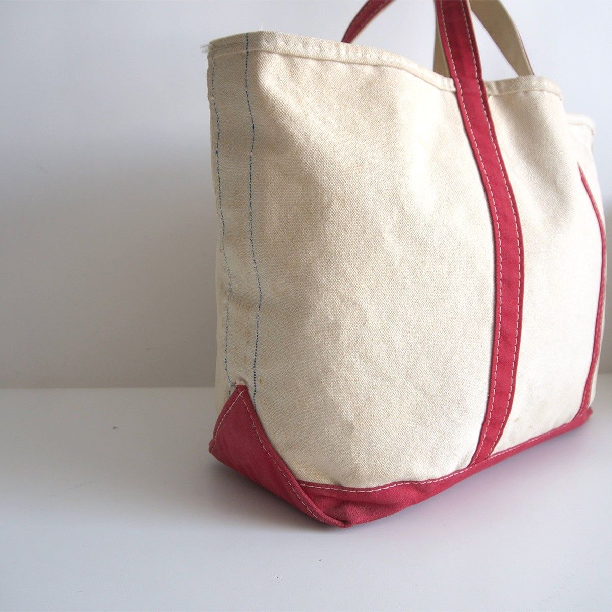 80s/2色タグ】L.L.Bean【ビーントート トートバッグ】 80年代 エルエル  