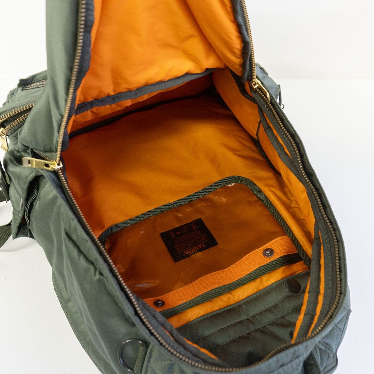 極美品】PORTER 【新型 タンカー リュック】ポーター セージグリーン