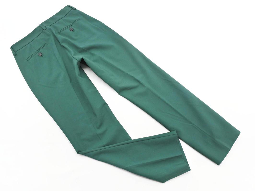 Max Mara マックスマーラ WEEKEND ウール混 トラウザー パンツ size36 緑 レディース DECORATOM_COM_BR