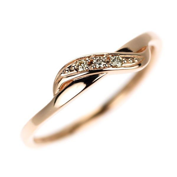 K10PG ダイヤモンド リング - メルカリ