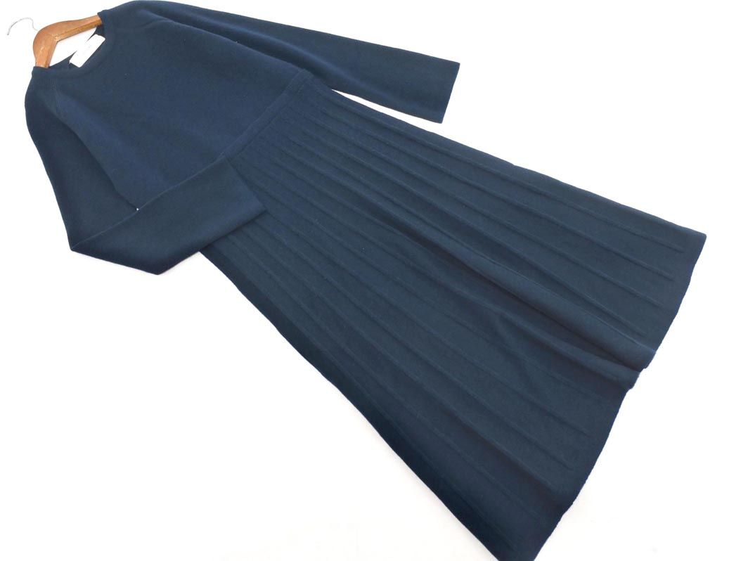 CYCLAS シクラス ウール ニット ワンピース sizeXS 深緑 レディース