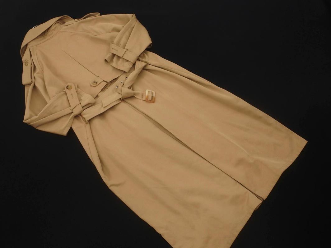 ANIECA アニーカ　トレンチコート ベージュ 新品 ANIECA アニーカ デザイン トレンチ コート sizeF/ベージュ