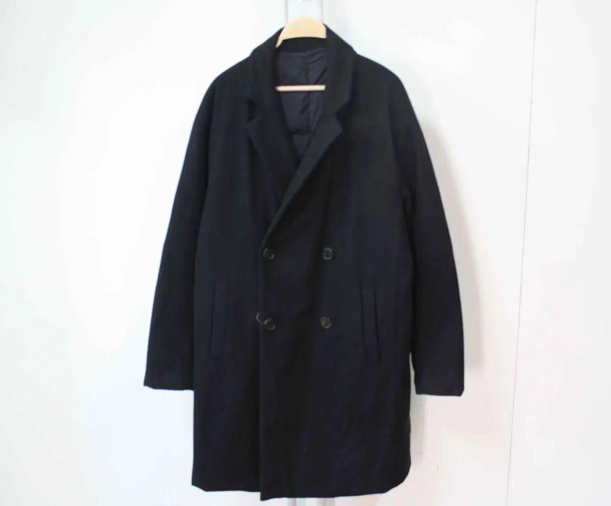 W-3246 システム メンズ カシミア混 ダウン コート 100