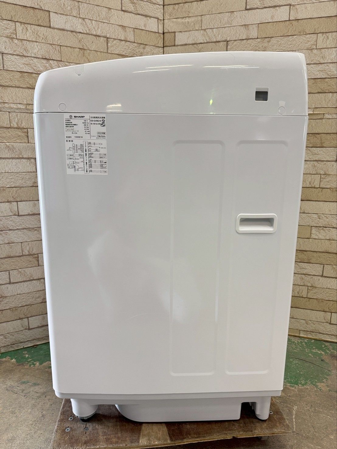 大阪送料無料☆3か月保障付き☆洗濯機☆シャープ☆9kg☆2022年☆ES 