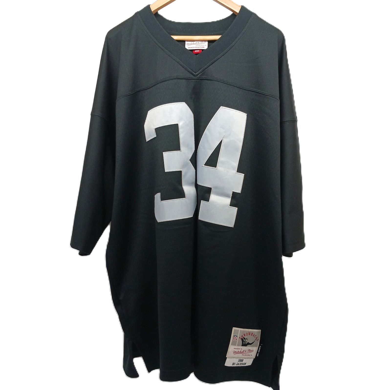 Mitchell-Ness ミッチェル＆ネス LEGACY COLLECTION レガシー NFL 1988 BO JACKSON ゲームシャツ ユニフォーム 2XLサイズ