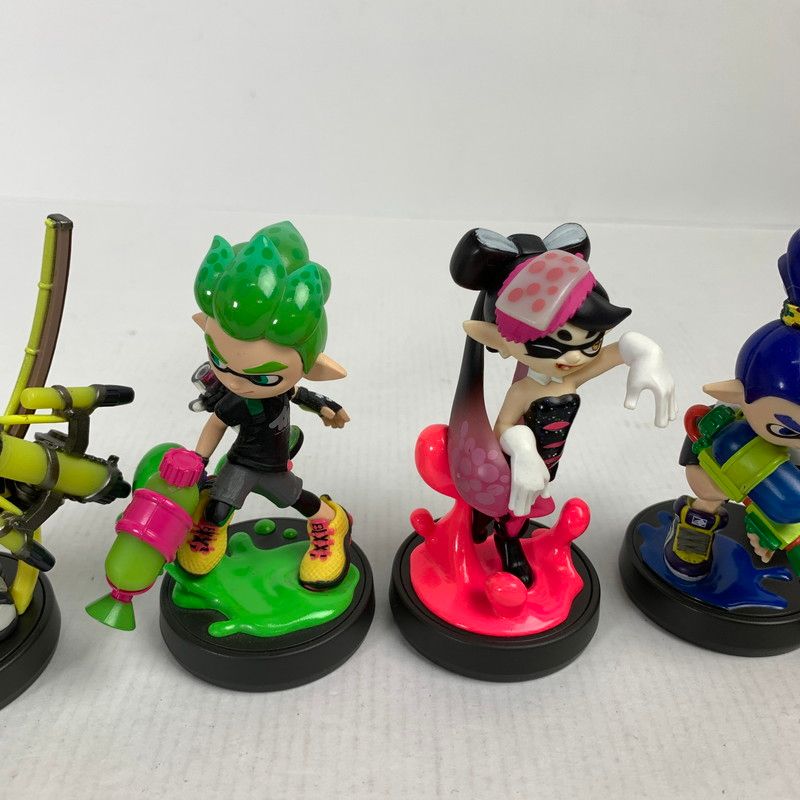  品 任天堂 amiiboセット スプラトゥーン シリーズ イカ ガール ボーイ シオ ズ ホタル 他 023-251029-ky-08-fuz その他 テレビゲーム