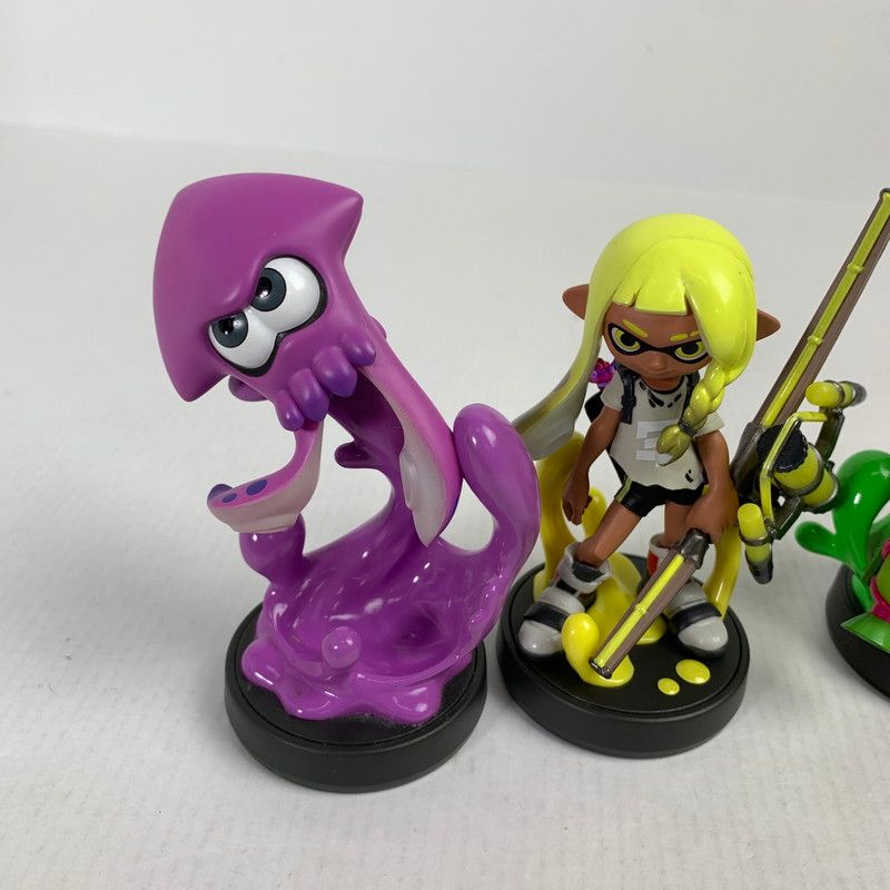 品 任天堂 amiiboセット スプラトゥーン シリーズ イカ ガール ボーイ シオ ズ ホタル 他 023-251029-ky-08-fuz